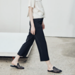 KUHO Capri Tapered Fit Pants - Black