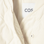 COS Oversized Quilted Jacket – Off White