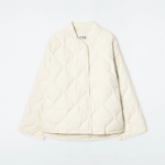 COS Oversized Quilted Jacket – Off White
