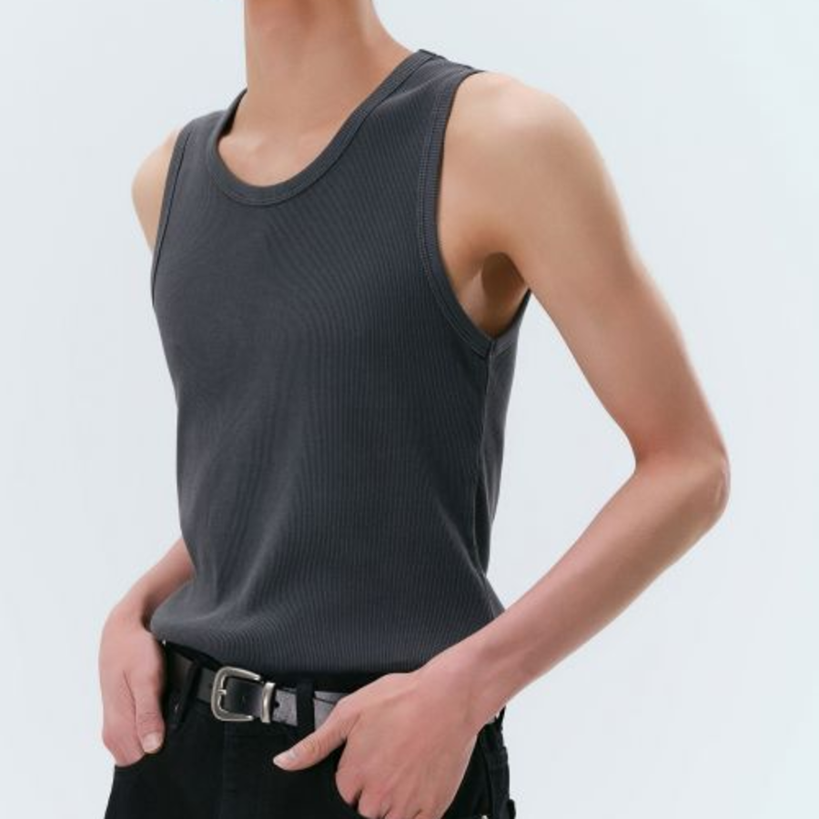 Pigment Tank Top — Dark Grey