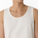 Scoop Neck Sleeveless Top — Cream