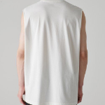 [Coolstand] Relaxed Sleeveless Top — Cream