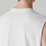 [Coolstand] Relaxed Sleeveless Top — Cream