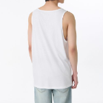 Relaxed CR Tank Top — White