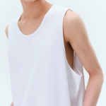 Layered Scoop Neck Sleeveless Top — White