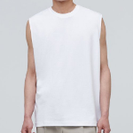 Relaxed Sleeveless Top — White
