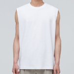 Relaxed Sleeveless Top — White