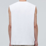 Relaxed Sleeveless Top — White