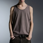Relaxed CR Tank Top — Taupe