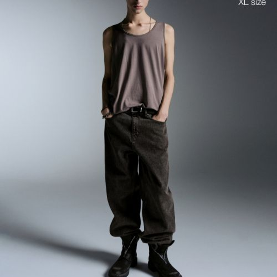 Relaxed CR Tank Top — Taupe