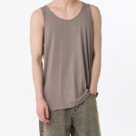 Relaxed CR Tank Top — Taupe