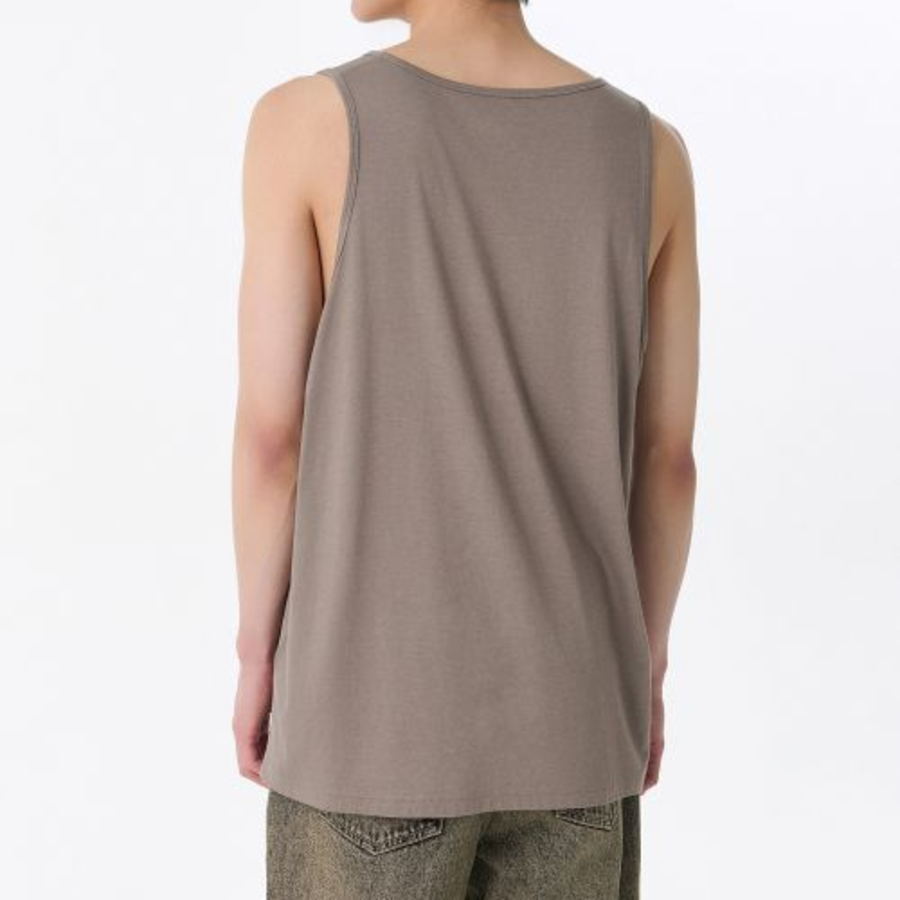 Relaxed CR Tank Top — Taupe