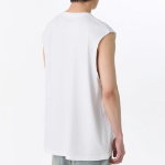 Oversized Sleeveless Top — White