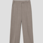 KUHO [Summer Icon Slacks] [Edit] Summer Wool Mixed Wide Fit Pants – Beige