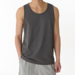 Scoop Neck Sleeveless Top — Gunmetal