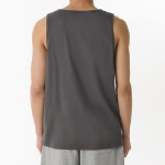 Scoop Neck Sleeveless Top — Gunmetal