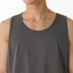 Scoop Neck Sleeveless Top — Gunmetal