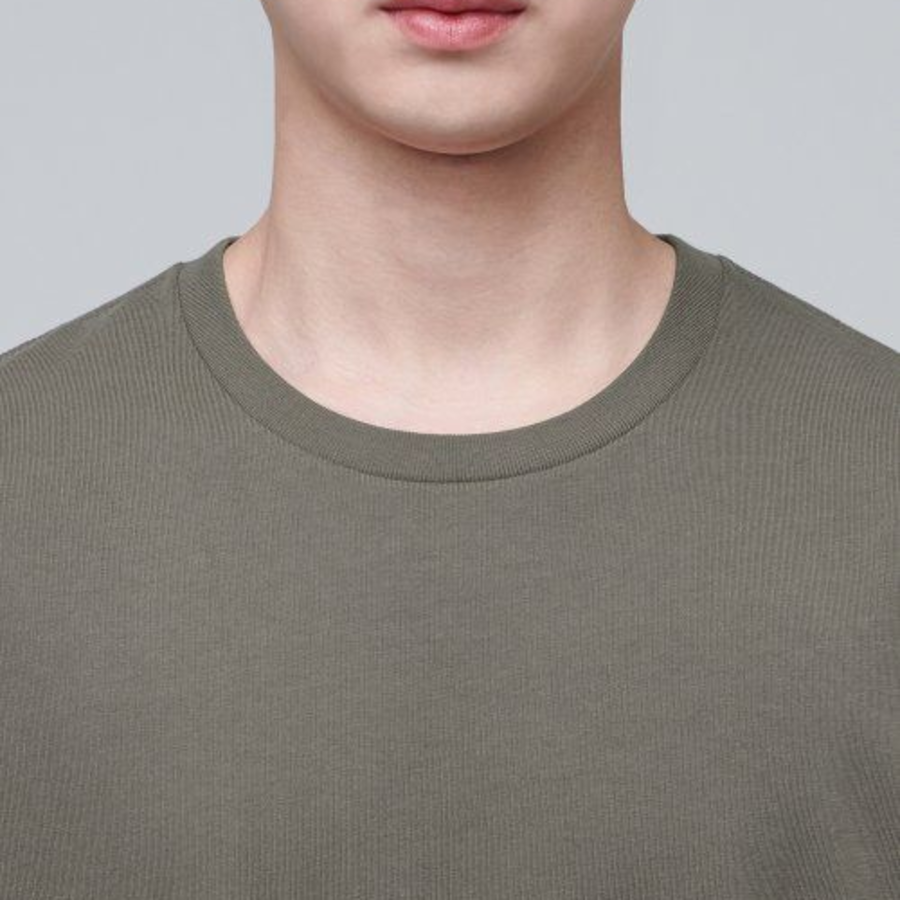 Layered Sleeveless Top (Long Length) — Dusty Khaki