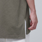 Layered Sleeveless Top (Long Length) — Dusty Khaki