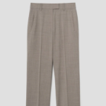 KUHO [Edit] Summer Wool Mixed Straight Fit Pants – Beige