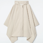 COS Hooded Trench Cape – Light Beige