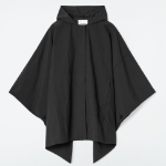 COS Hooded Trench Cape – Black