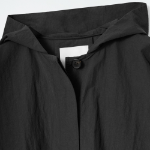 COS Hooded Trench Cape – Black