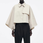 COS Oversized Cropped Trench Cape – Beige