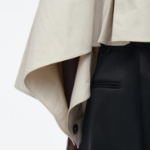 COS Oversized Cropped Trench Cape – Beige