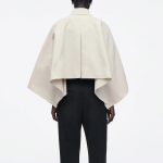 COS Oversized Cropped Trench Cape – Beige