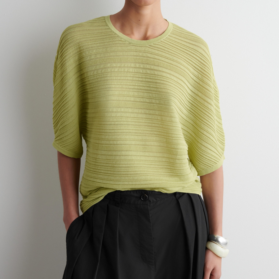 COS – Pleated Knit T-Shirt