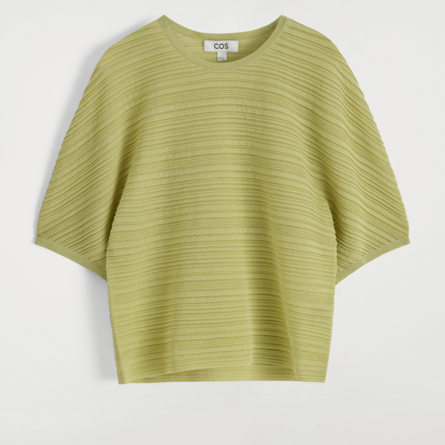 COS – Pleated Knit T-Shirt