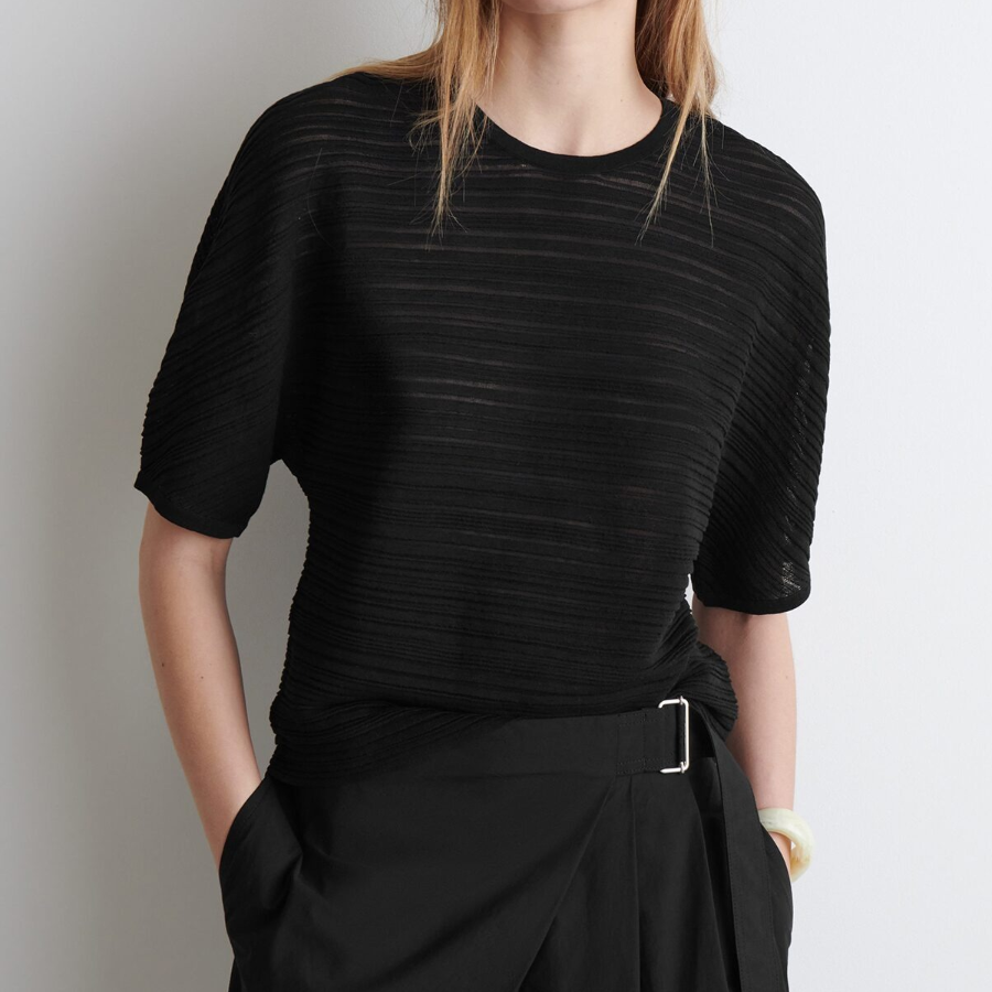 COS – Pleated Knit T-Shirt