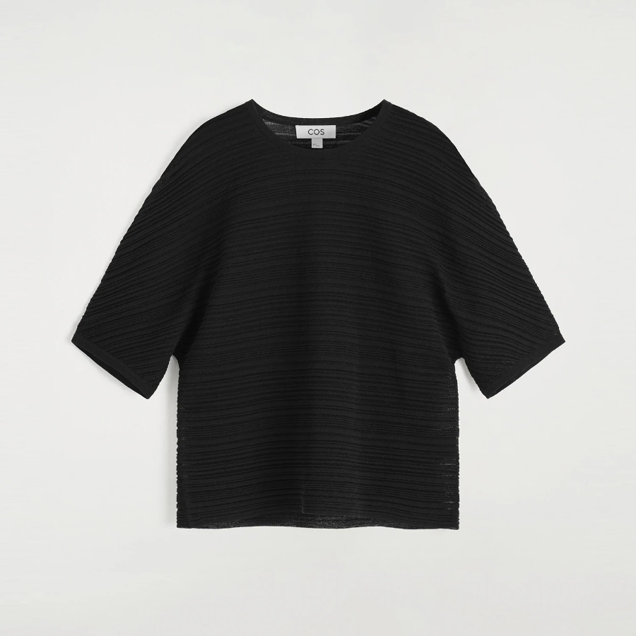 COS – Pleated Knit T-Shirt