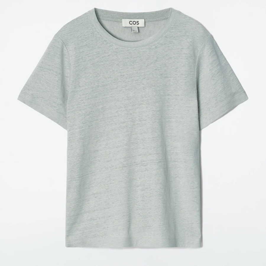 COS – Crewneck Linen T-Shirt