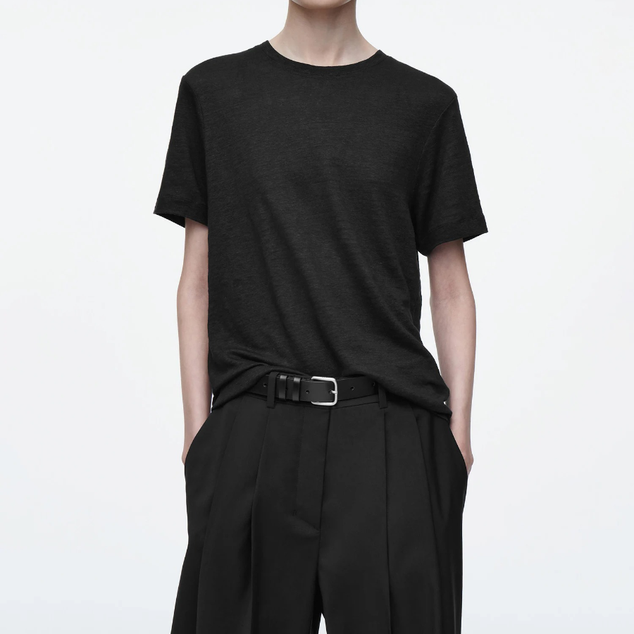 COS – Crewneck Linen T-Shirt