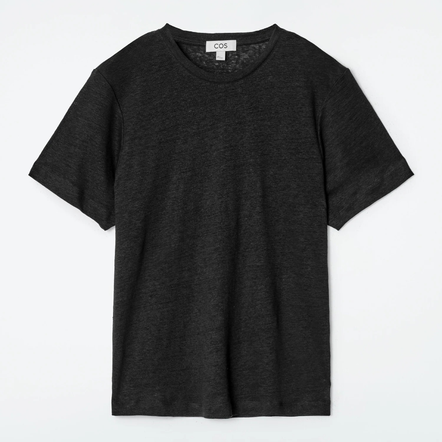 COS – Crewneck Linen T-Shirt
