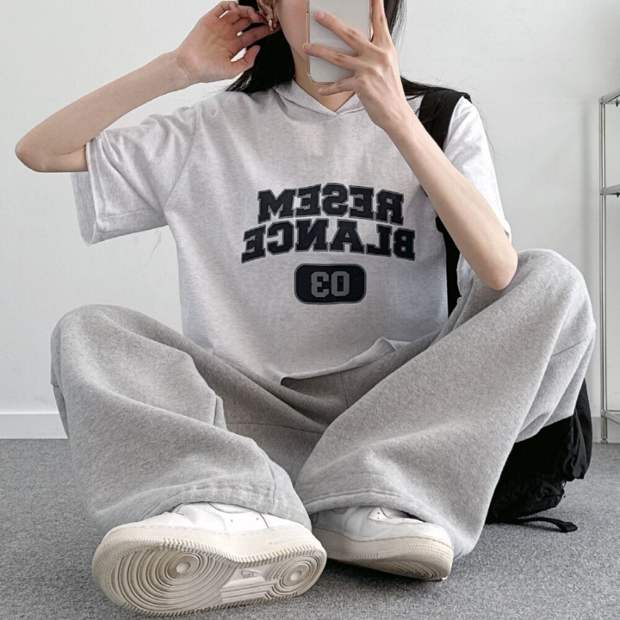 Resem Blance – укороченная худи-футболка с необработанным краем