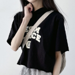 Resem Blance – укороченная худи-футболка с необработанным краем