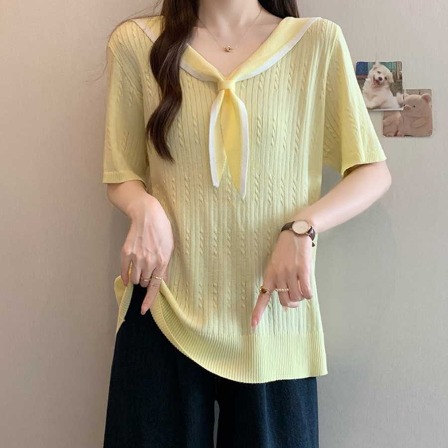 SUMMER SAILOR – Short Sleeve Knit T-shirt