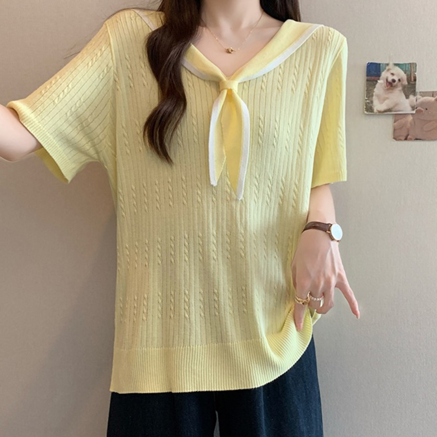SUMMER SAILOR – Short Sleeve Knit T-shirt