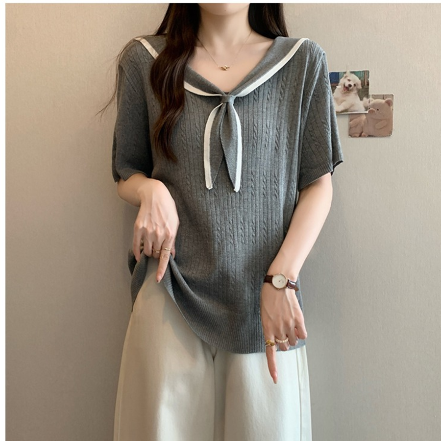 SUMMER SAILOR – Short Sleeve Knit T-shirt