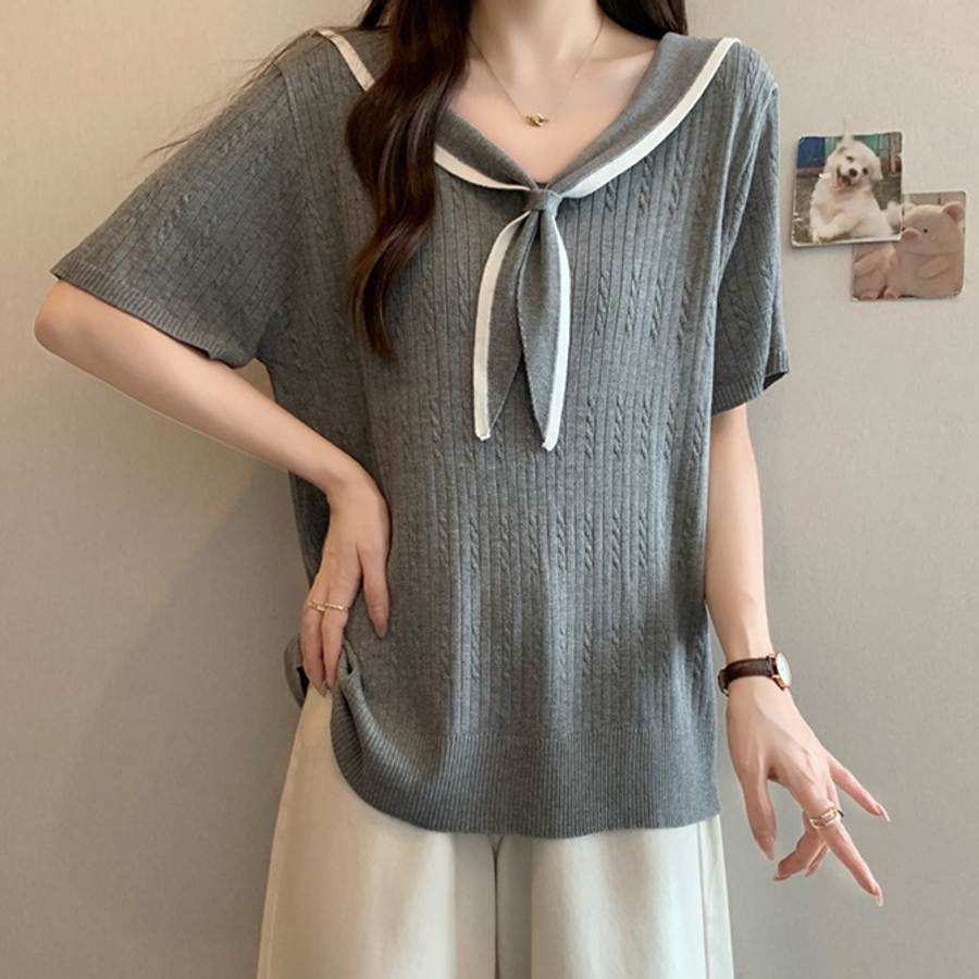 SUMMER SAILOR – Short Sleeve Knit T-shirt