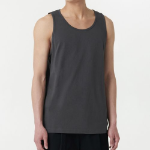 Scoop Neck Sleeveless Top — Dark Grey