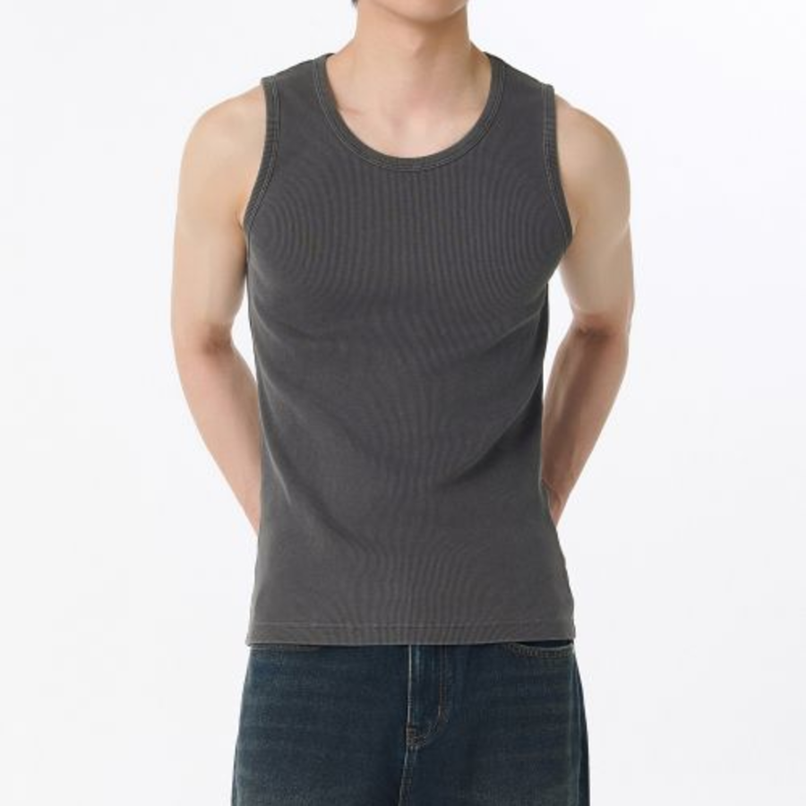 Pigment Tank Top — Charcoal Grey