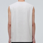 Relaxed Sleeveless Top — Dusty Cream