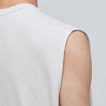 Relaxed Sleeveless Top — Dusty Cream