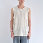 Crochet Sleeveless Top — Ivory