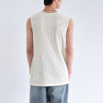 Crochet Sleeveless Top — Ivory