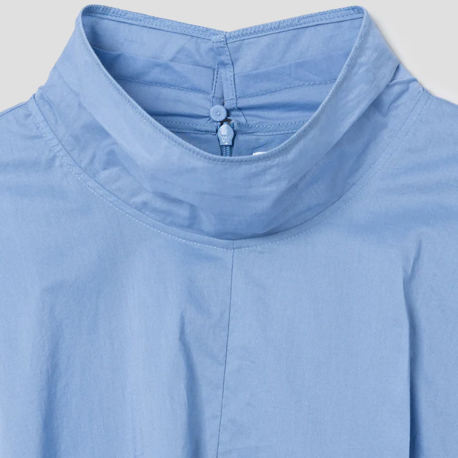 KUHO Half Neck Sleeve Blouse – Sky Blue